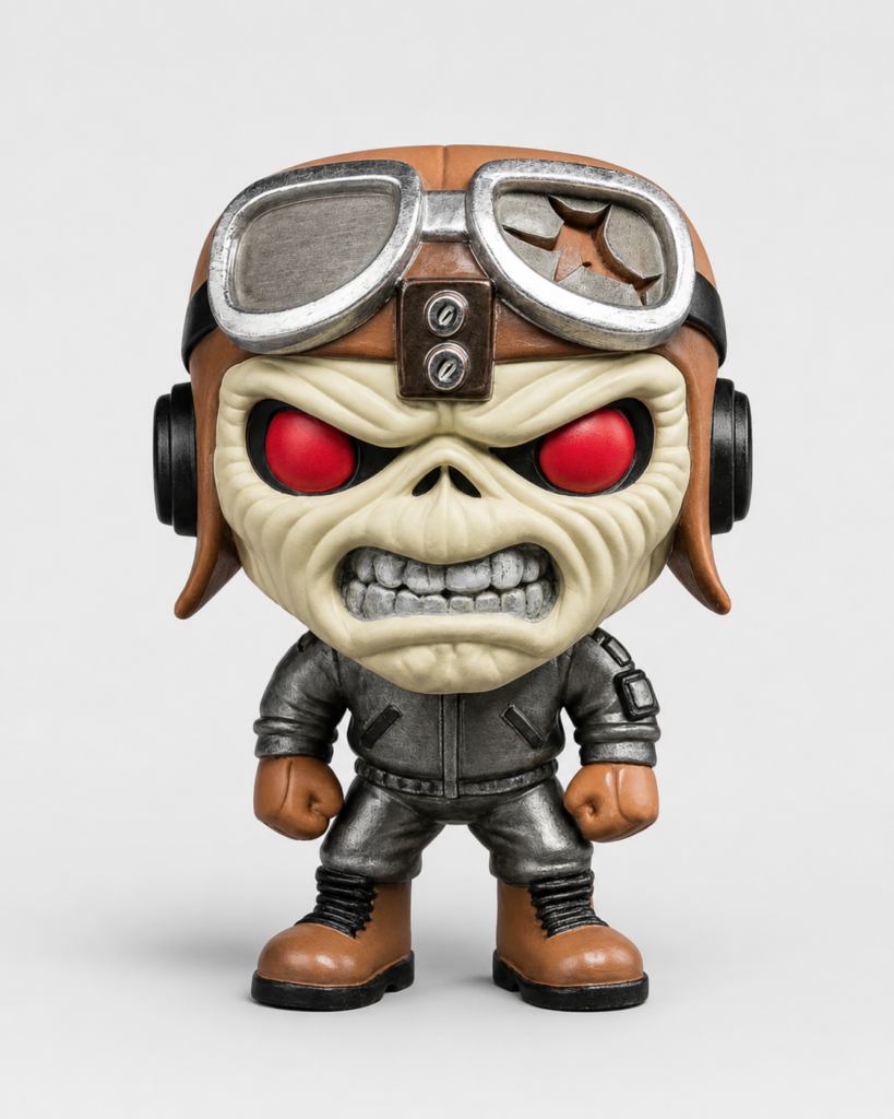 Figura Coleccionable Estilo Funko – Eddie (Iron Maiden) Impresa en 3D